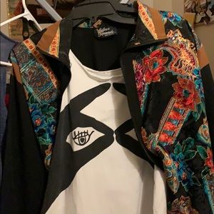 vintage zip up windbreaker unisex